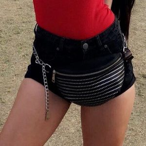 Black jean shorts!! Size: 2